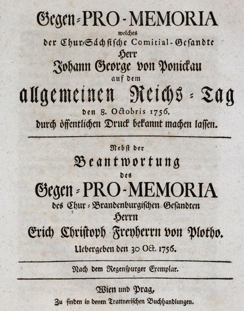 Große Abbildung Nr.2: 145-1823 Maria Theresia, Erzherzogin von Österreich.: (Deutschland, Siebenjähriger Krieg, Vier Schriften)