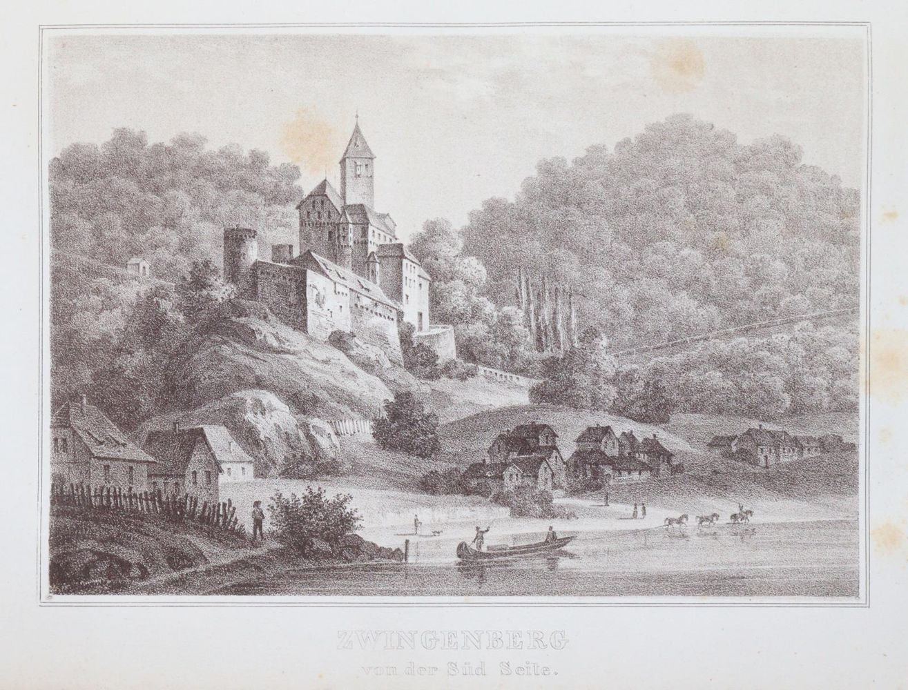 Große Abbildung Nr.1: 145-1845 (Krieg von Hochfelden,G.H.).: (Deutschland, Zwingenberg)