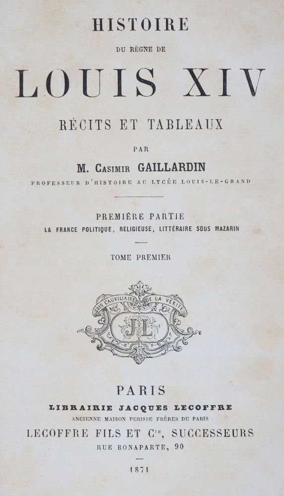 Große Abbildung Nr.1: 145-1855 Gaillardin,C.: (Frankreich)