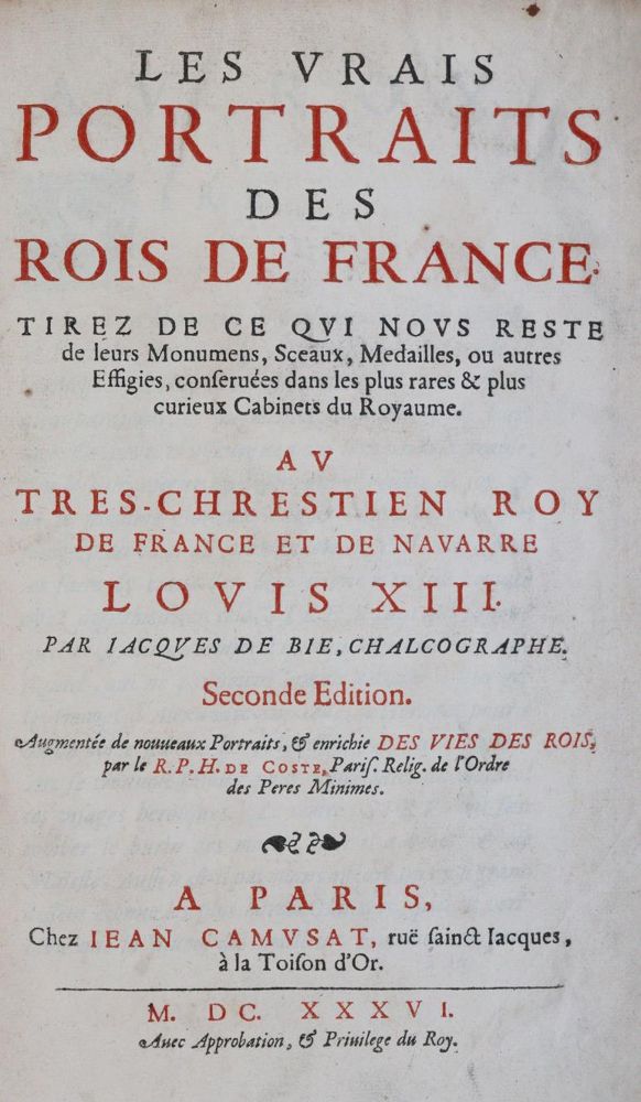 Große Abbildung Nr.1: 145-1864 Bie,J.de.: (Frankreich, Portrait)