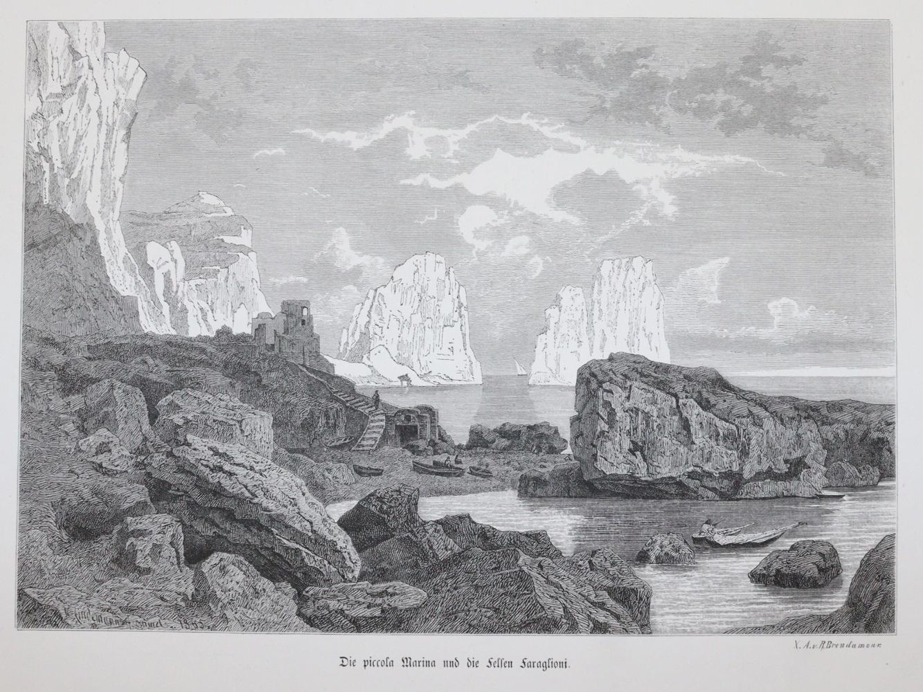 Große Abbildung Nr.5: 145-1876 Gregorovius,F.: (Italien, Capri)