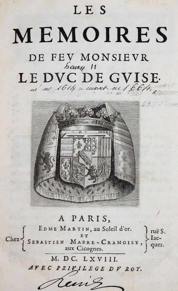 Große Abbildung Nr.1: 145-1885 Guise, Henry II Duc de.: (Italien)