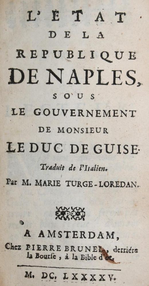 Große Abbildung Nr.1: 145-1897 Capece,V.M.: (Italien, Neapel)