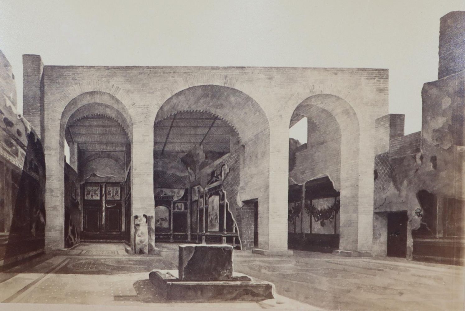 Große Abbildung Nr.4: 145-1927 Fouilles sur le Palatin: (Italien, Rom)