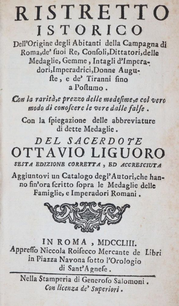Große Abbildung Nr.1: 145-1929 Liguoro,O.: (Italien, Rom)