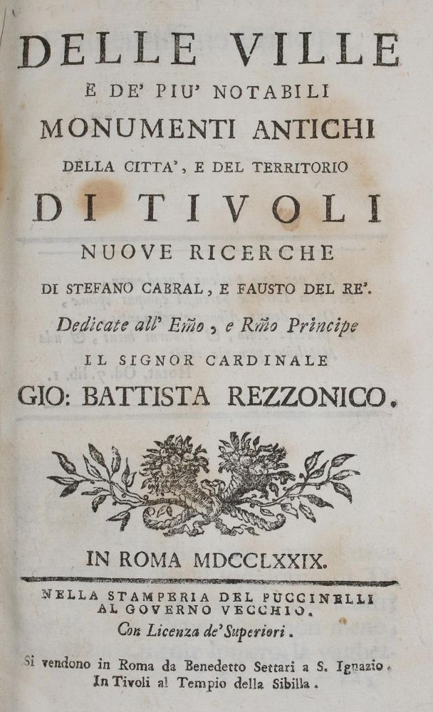 Große Abbildung Nr.3: 145-1942 Cabral,S.: (Italien, Tivoli)