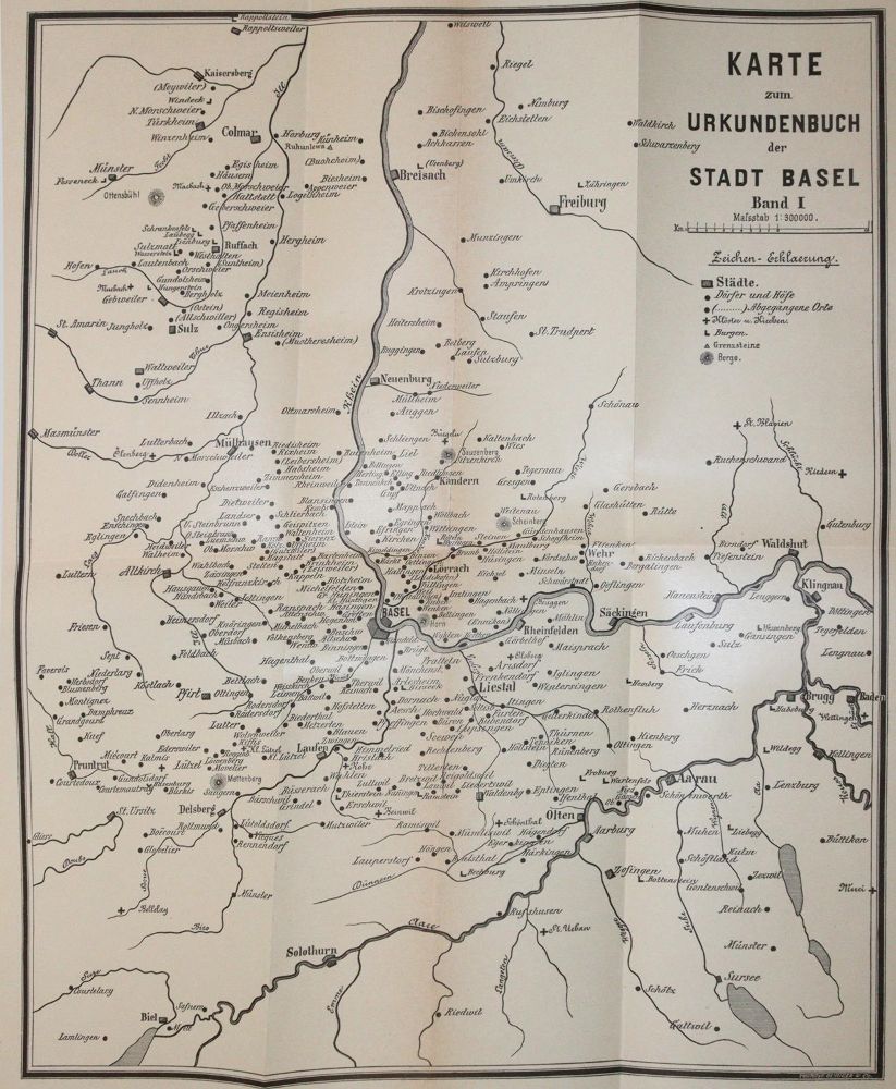 Große Abbildung Nr.2: 145-1962 Urkundenbuch der Stadt Basel.: (Schweiz, Basel)