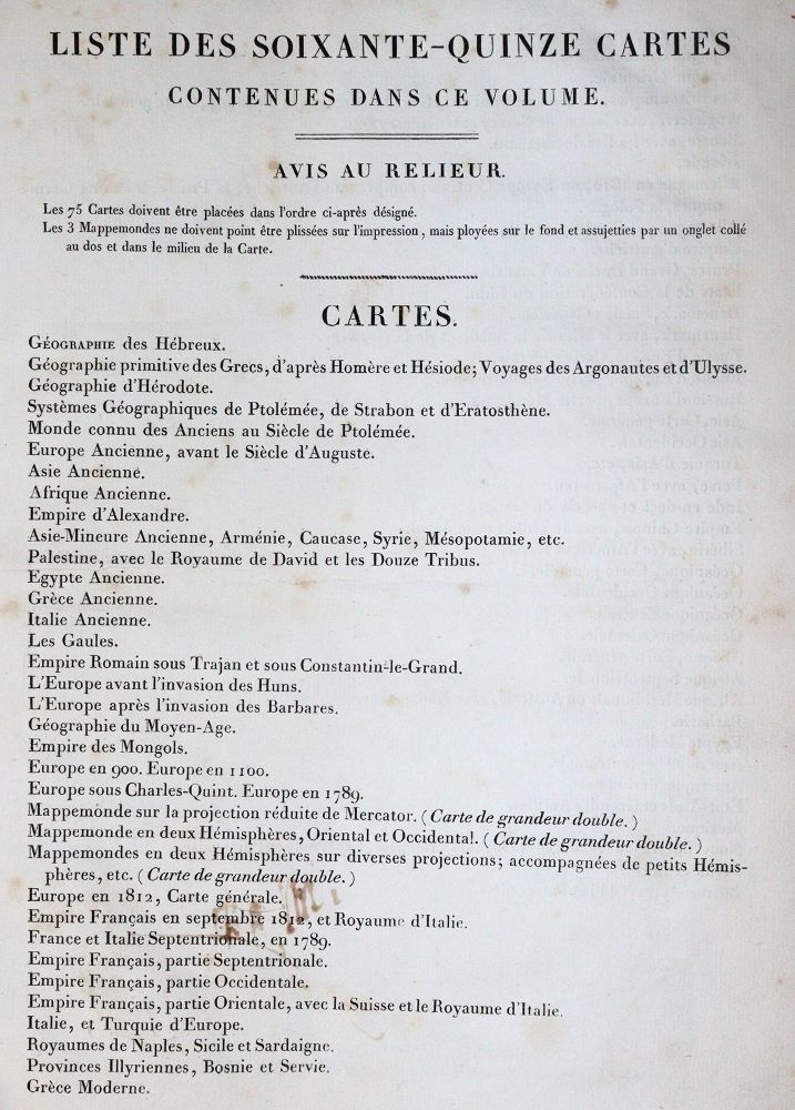 Große Abbildung Nr.1: 145-1995 Fragment: (Verschiedene Länder - Geschichte, Atlanten)