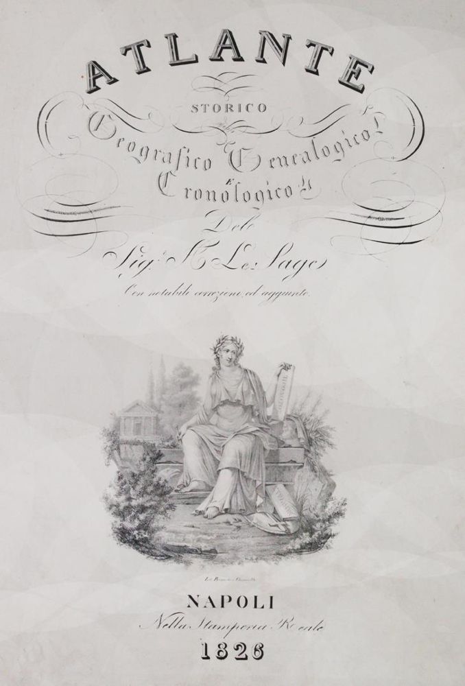 Große Abbildung Nr.1: 145-1999 Le Sage,A.R.: (Verschiedene Länder - Geschichte, Atlanten)