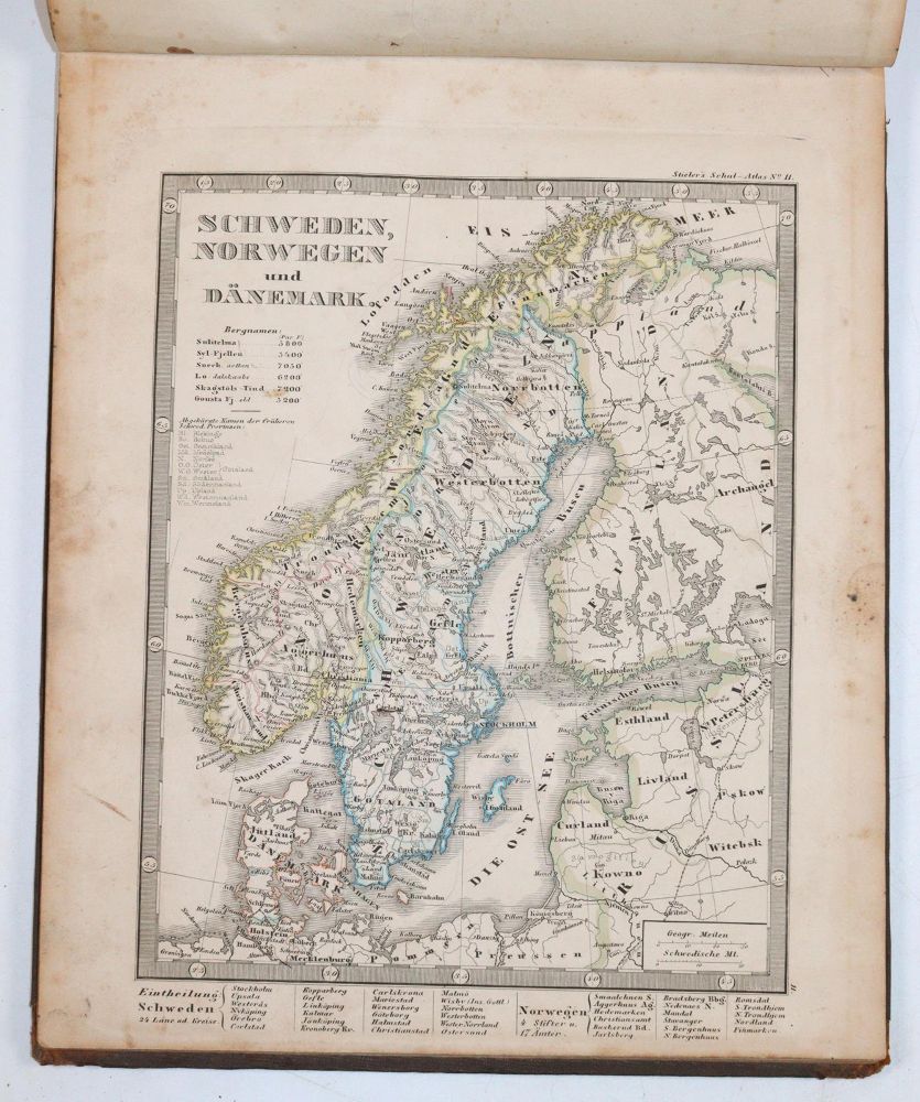 Große Abbildung Nr.11: 145-2006 Stieler,(A.).: (Verschiedene Länder - Geschichte, Atlanten)