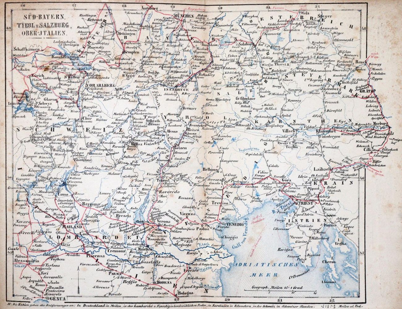 Große Abbildung Nr.4: 145-2013 Österreich.: (Verschiedene Länder - Geschichte, Baedeker)