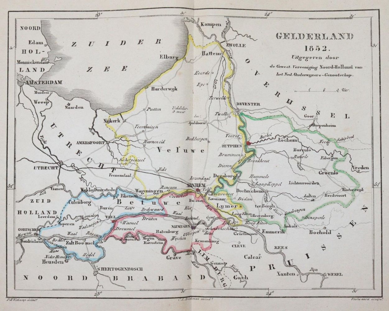 Atlas – van het koningrijk der Nederlanden, het groot-hertogdom Luxemburg en de bezittingen in Azie, Afrika, Amerika e