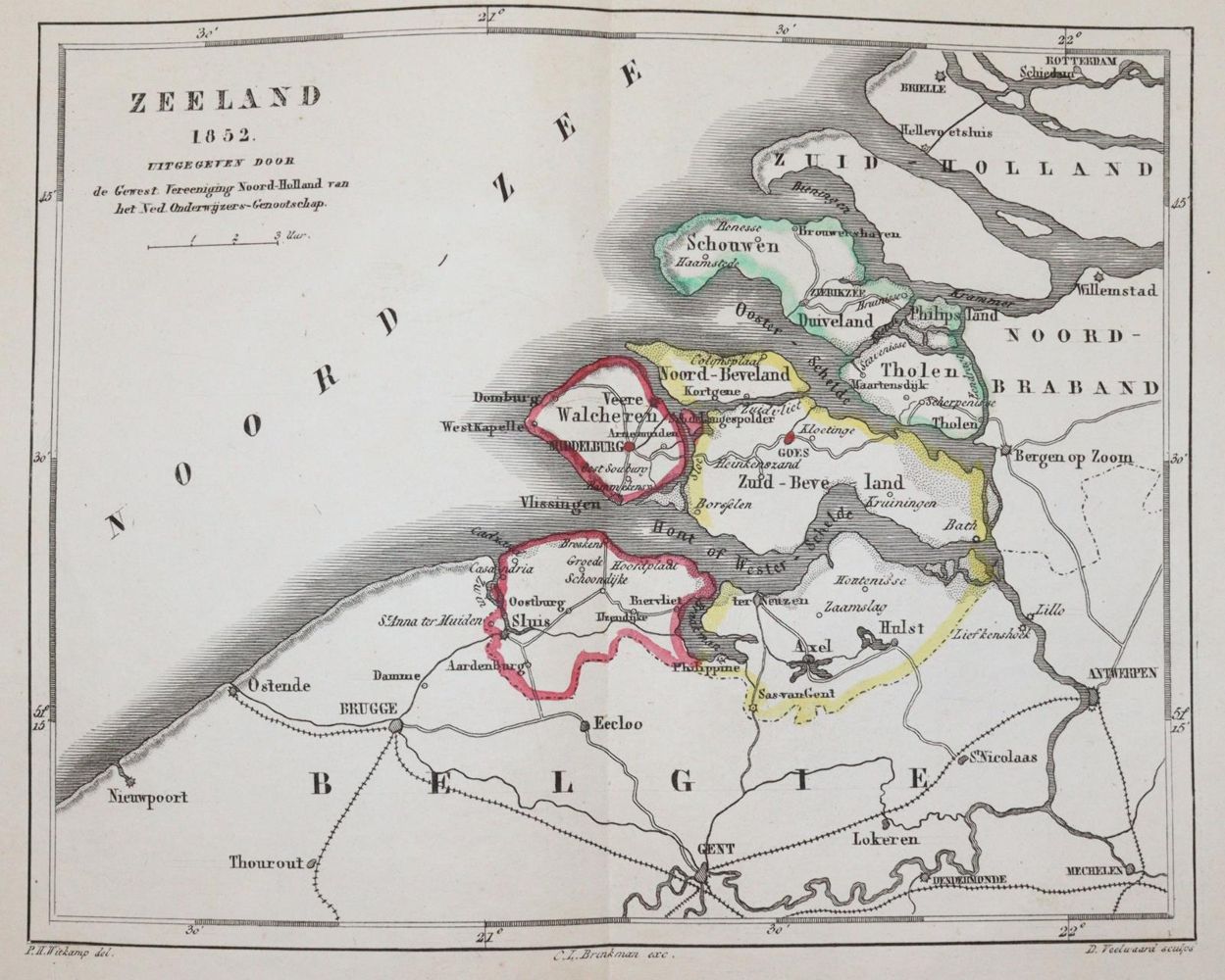 Große Abbildung Nr.2: 145-2021 Atlas: (Verschiedene Länder - Geschichte, Benelux)