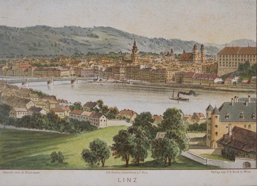 Große Abbildung Nr.1: 145-2038 Heck,V.A.: (Verschiedene Länder - Geschichte, Donau)