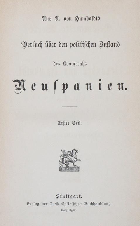 Große Abbildung Nr.1: 145-2059 Humboldt,A.v.: (Verschiedene Länder - Geschichte)