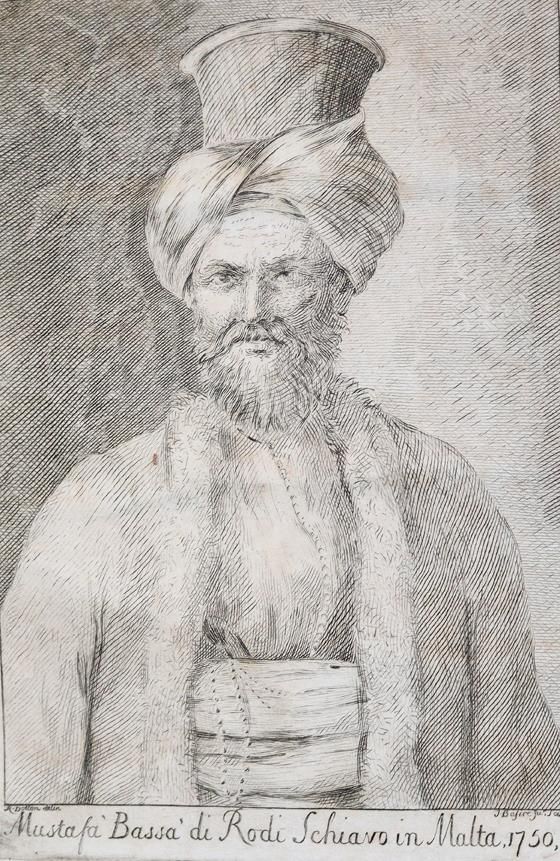 (Acciard,M.). – Mustaf Buss di rodi schiavo in Malta, o sia la di lui conguira all'occupazione di Malta Neapel, Gessari 1751