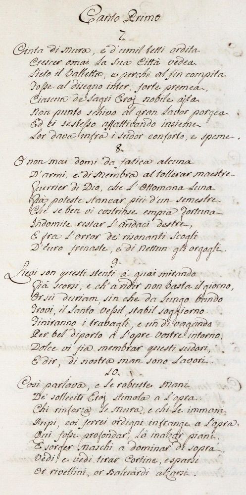 Große Abbildung Nr.2: 145-2074 Pozzo,B.dal.: (Verschiedene Länder - Geschichte, Malta, Handschriften)