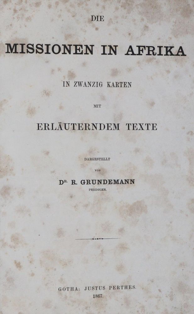 Große Abbildung Nr.3: 145-2082 Grundemann,R.: (Verschiedene Länder - Geschichte, Missionswesen)