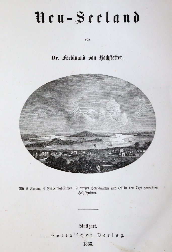 Große Abbildung Nr.1: 145-2086 Hochstetter,F.v.: (Verschiedene Länder - Geschichte, Neuseeland)