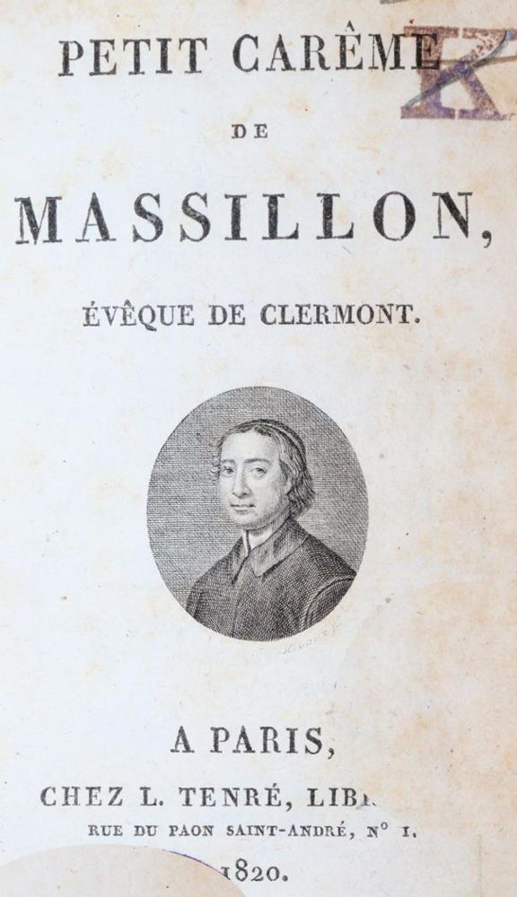 Große Abbildung Nr.1: 145-212 Massillon,(J.B.).: (Alte Drucke, Handschriften und Theologie)