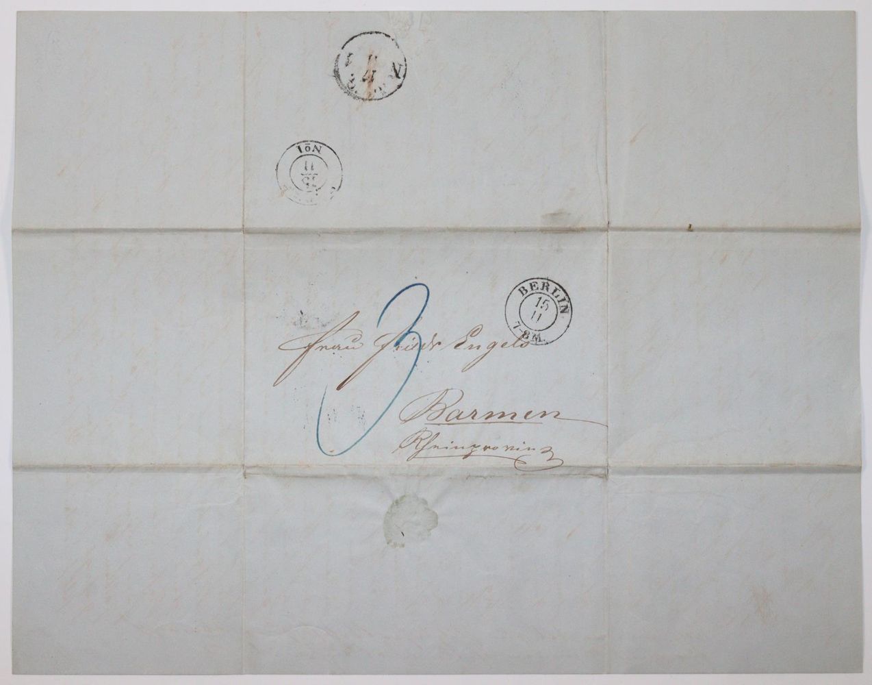 Große Abbildung Nr.3: 145-2124 Engels, Emil: (Autographen)