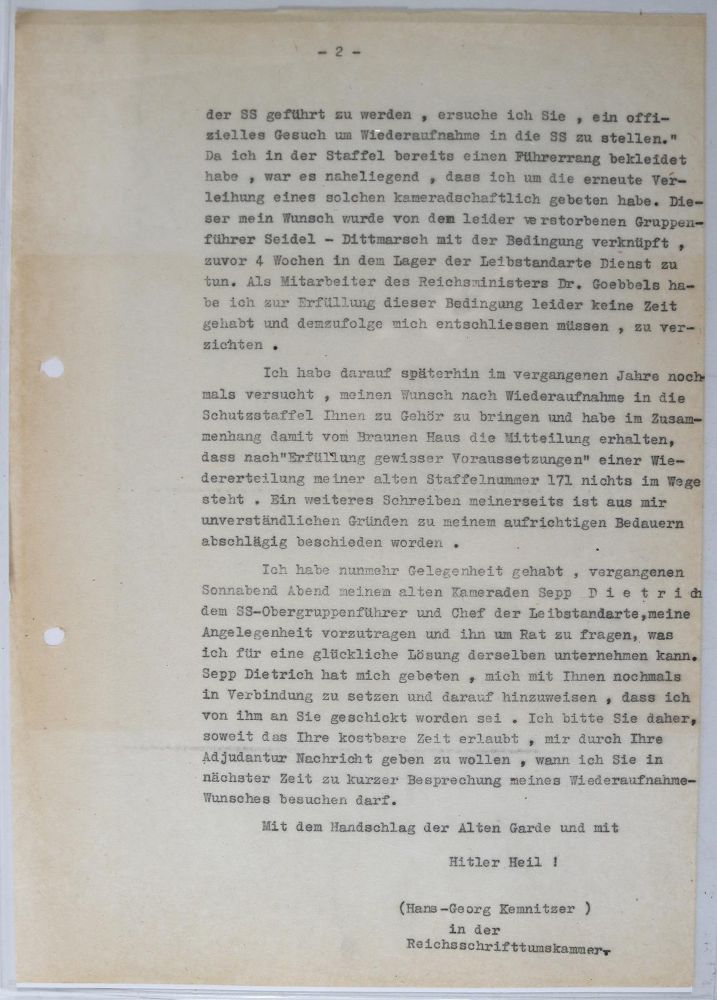 Große Abbildung Nr.3: 145-2130 Goebbels, Joseph.: (Autographs)