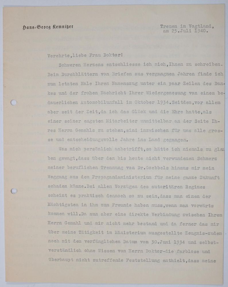 Große Abbildung Nr.4: 145-2130 Goebbels, Joseph.: (Autographs)
