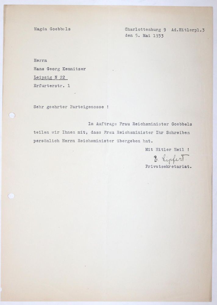 Große Abbildung Nr.2: 145-2135 Himmler, Heinrich,: (Autographen)