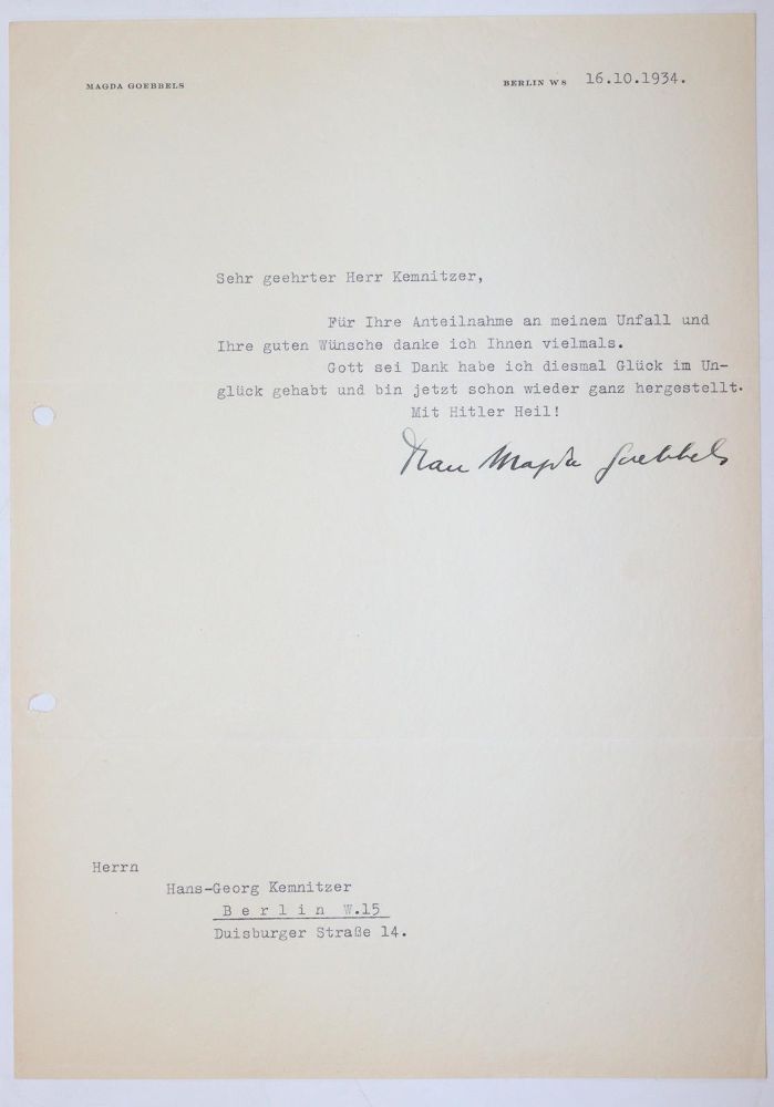 Große Abbildung Nr.3: 145-2135 Himmler, Heinrich,: (Autographen)