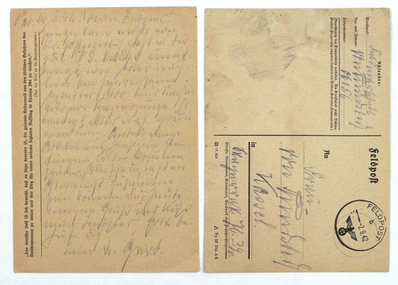 Große Abbildung Nr.5: 145-2135 Himmler, Heinrich,: (Autographen)