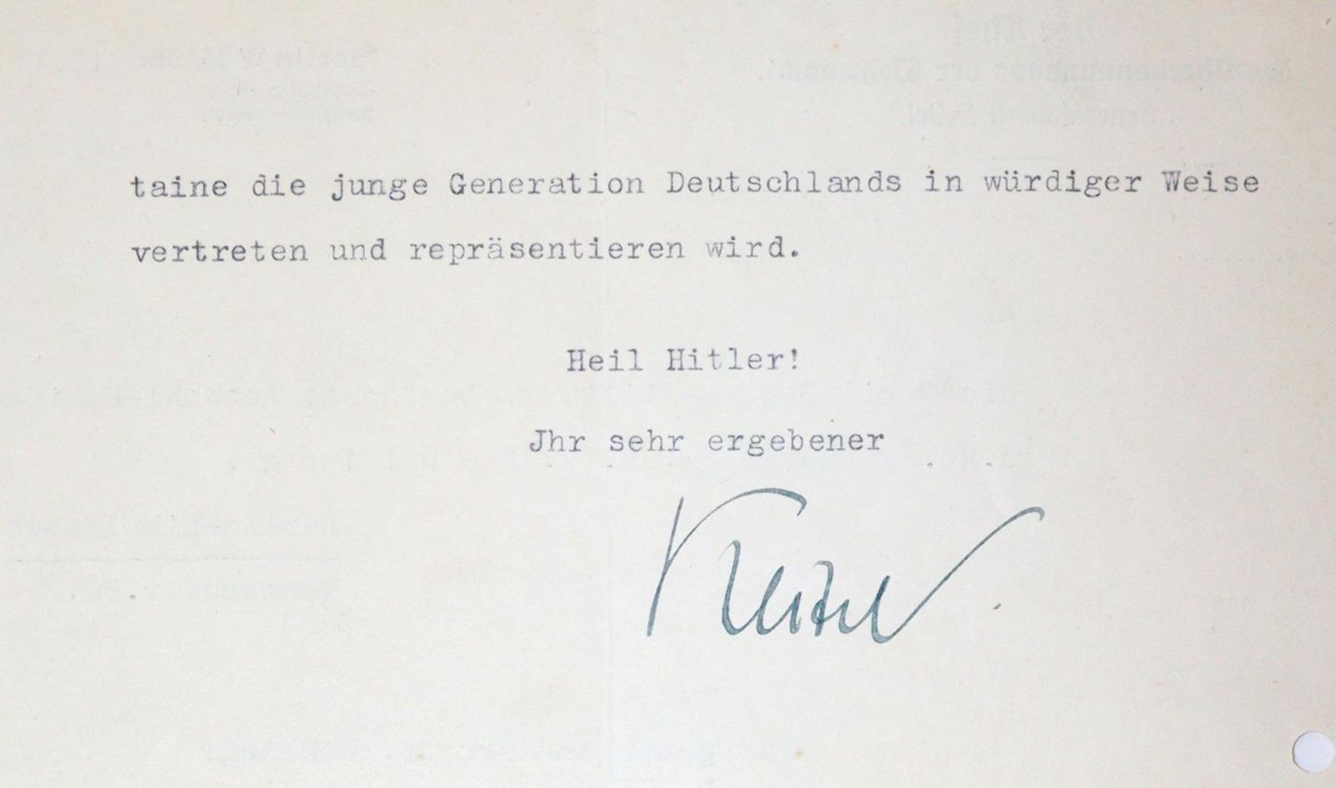 Große Abbildung Nr.9: 145-2135 Himmler, Heinrich,: (Autographen)