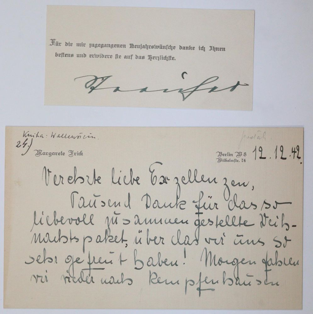 Große Abbildung Nr.2: 145-2158 Speer, Albert,: (Autographen)