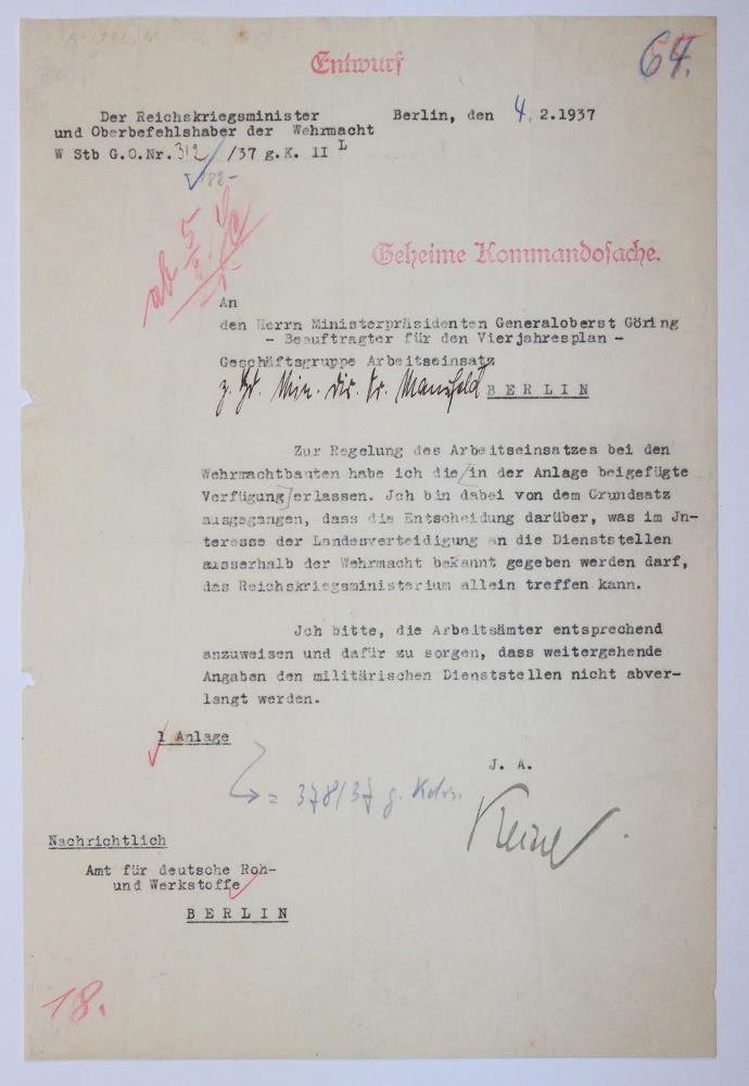 Große Abbildung Nr.8: 145-2158 Speer, Albert,: (Autographen)