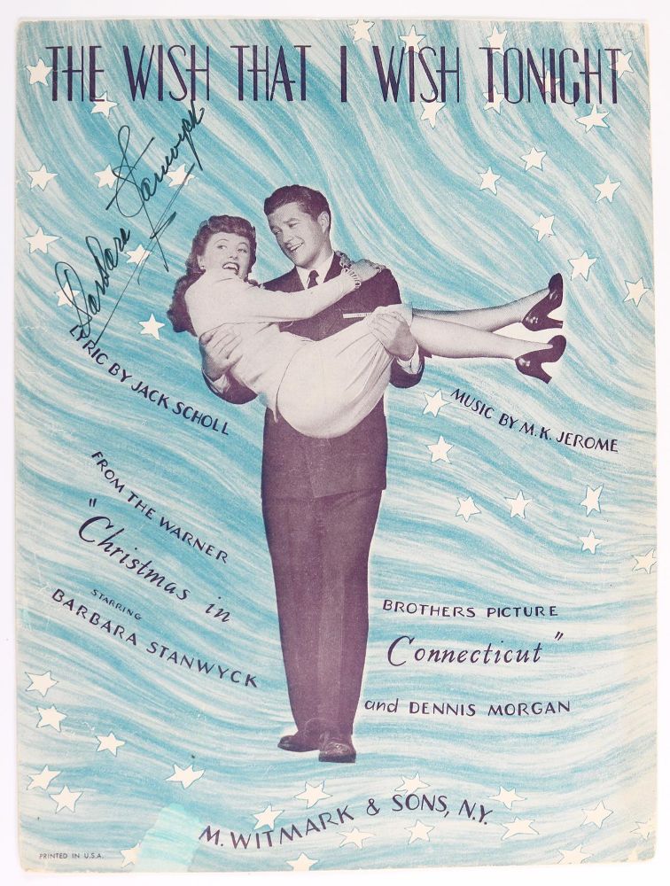 Große Abbildung Nr.1: 145-2161 Stanwyck, Barbara,: (Autographen)