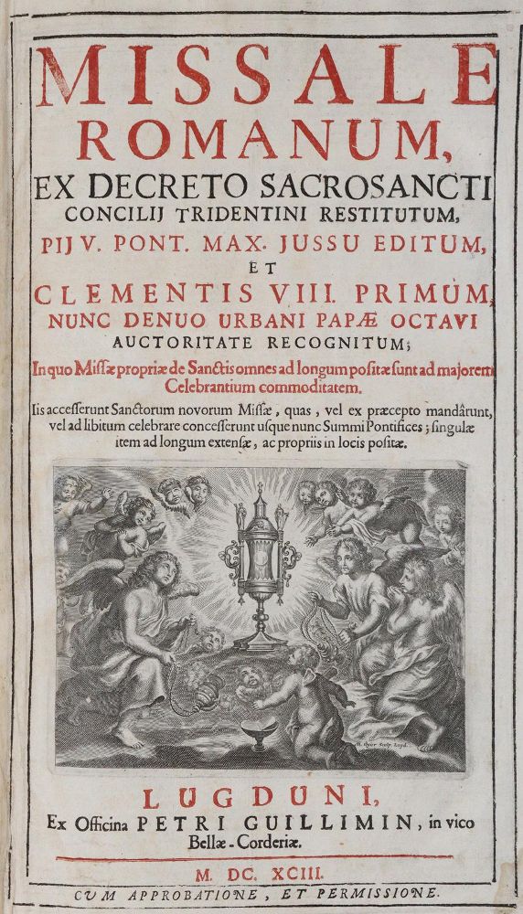 Große Abbildung Nr.1: 145-222 Missale Romanum: (Alte Drucke, Handschriften und Theologie)