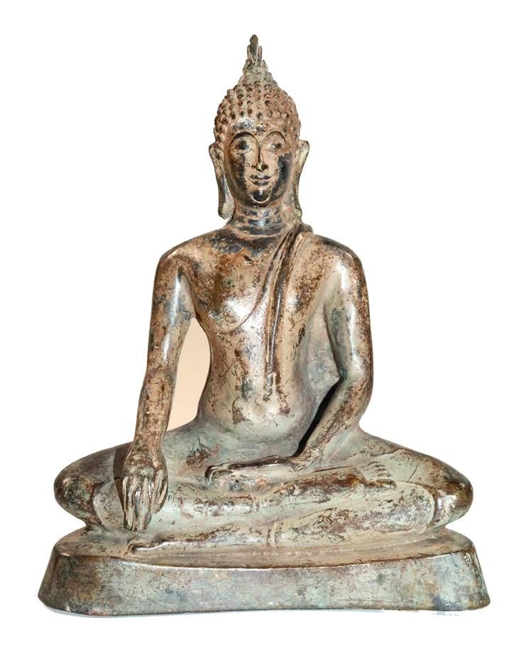 Große Abbildung Nr.1: 145-2388 Buddha Maravijaya: (Asiatika)