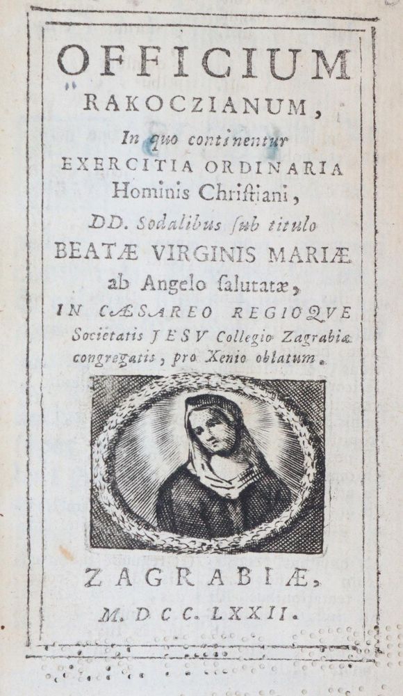 Große Abbildung Nr.3: 145-240 Officium Rakoczianum,: (Old and rare books, manuscripts)