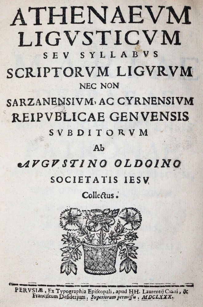 Große Abbildung Nr.1: 145-241 Oldoini,A.: (Alte Drucke, Handschriften und Theologie)