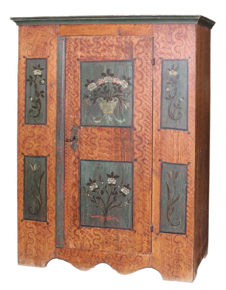 Große Abbildung Nr.1: 145-2459 Bauernschrank Barock: (Möbel)