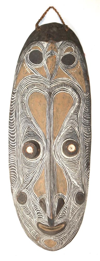 Große Abbildung Nr.1: 145-2517 Maske Papua Neuguinea.: (Ozeanien)