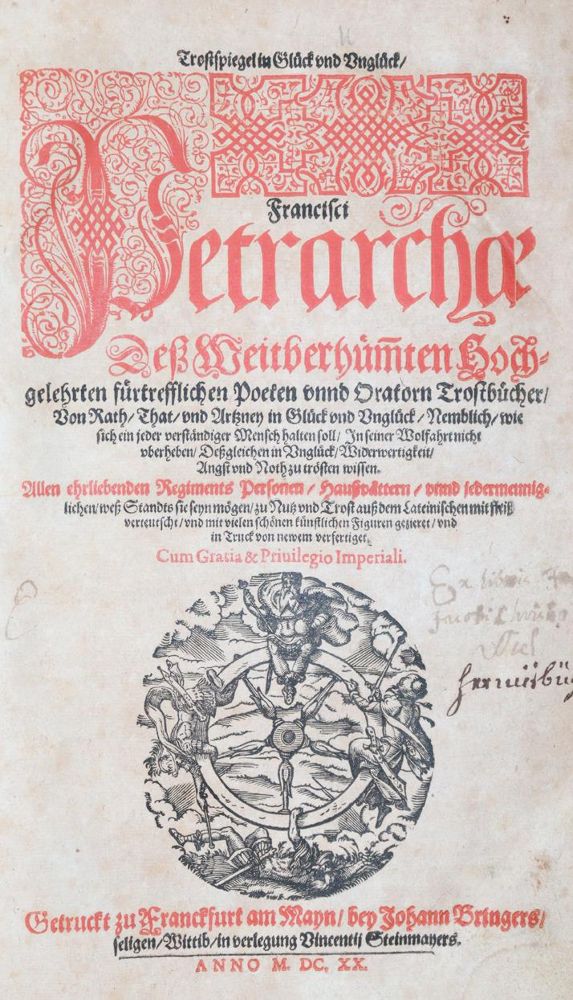 Petrarca,F. – Trostspiegel in Glück und Unglück..
