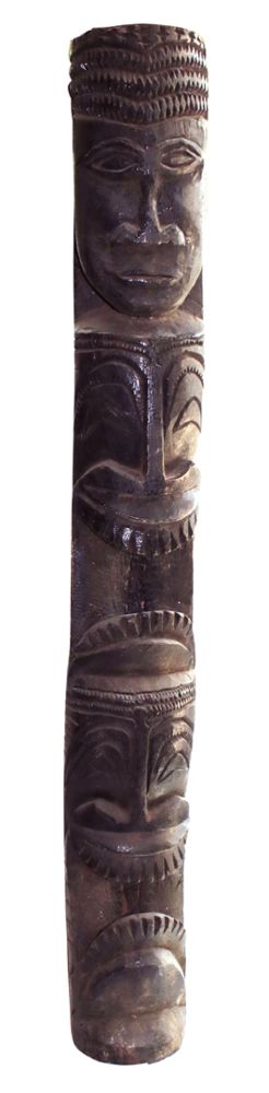 Große Abbildung Nr.1: 145-2566 Tiki Totem: (Ozeanien)