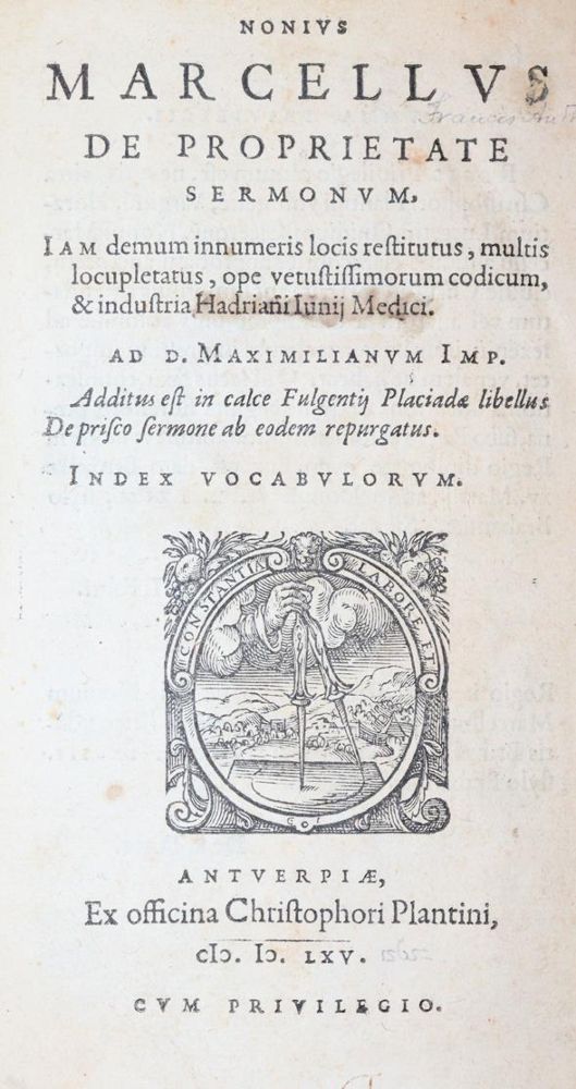 Große Abbildung Nr.1: 145-268 Nonius Marcellus.: (Petronius Arbiter)