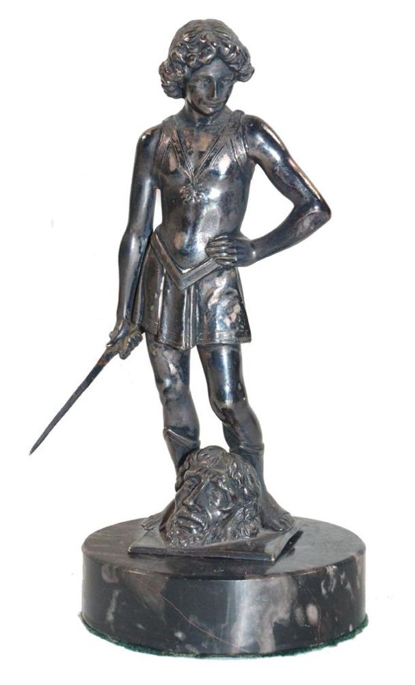 Große Abbildung Nr.1: 145-2687 David gegen Goliath.: (Skulpturen - Plastiken)