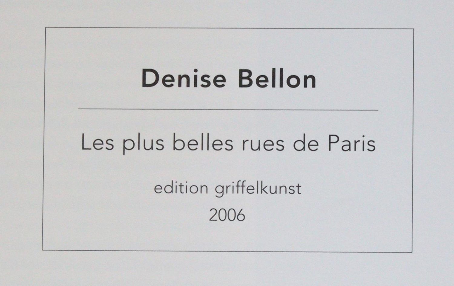 Große Abbildung Nr.7: 145-2786 Bellon, Denise: (Photografs)