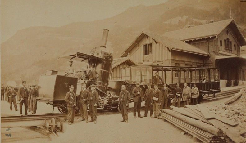Große Abbildung Nr.1: 145-2804 Chemin de Fer du Righi: (Eisenbahn)