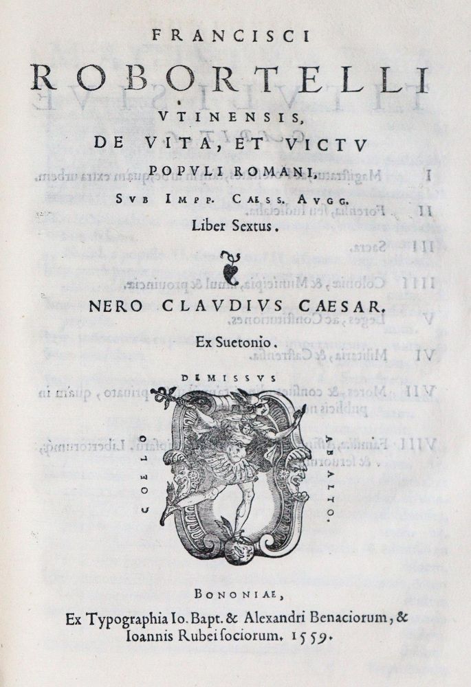Große Abbildung Nr.2: 145-288 Robortelli,F.: (Old and rare books, manuscripts)