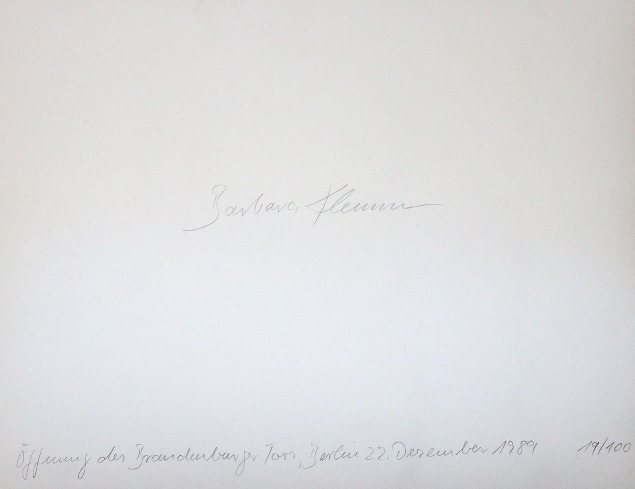 Große Abbildung Nr.2: 145-2938 Klemm, Barbara: (Photographie)
