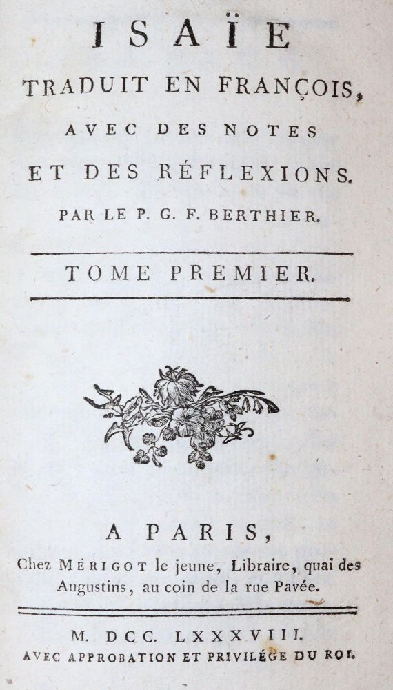 Große Abbildung Nr.1: 145-30 Berthier,G.F.: (Old and rare books, manuscripts)