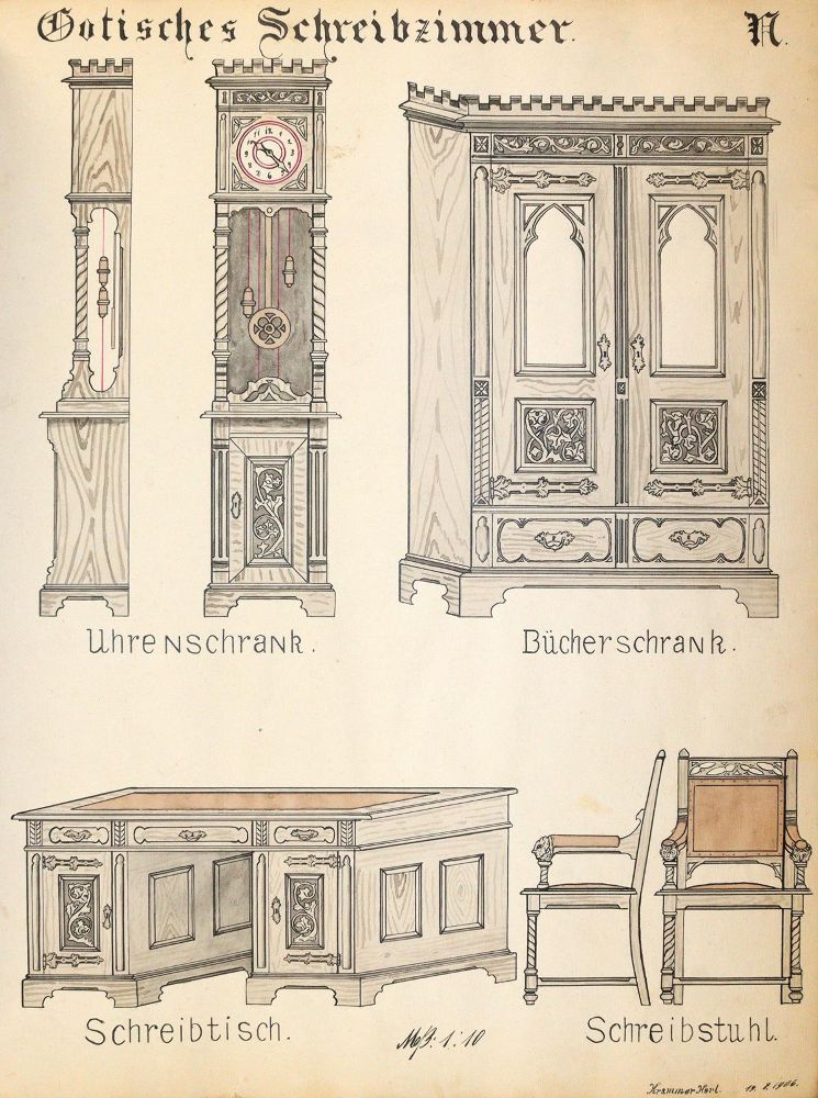 Große Abbildung Nr.3: 145-3044 Entwurfsmappe: (Varia, Architektur)
